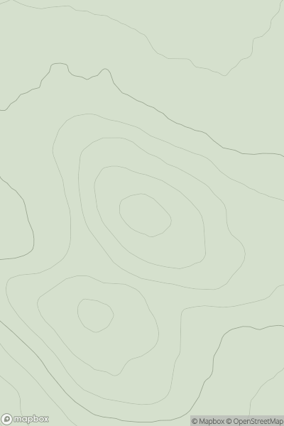 Thumbnail image for Meall Meadhonach [Altnaharra to Dornoch] [NC618116] showing contour plot for surrounding peak